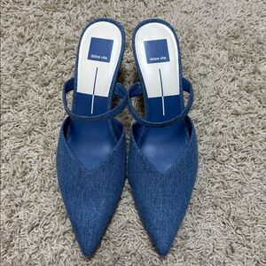 Dolce vita Denim Blue Mules